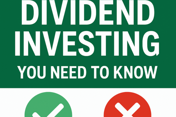 The Pros and Cons of Dividend Investing You Need to Know The pros and cons of dividend investing you need to know, illustrated with bold text and visual icons of a green checkmark and red X